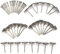 LATERN 60Pcs Steel Wire Wheel Brushes, 1/8 Inch Shank Cleaning Polishing Buffing Cup Brush for Dremel Rotary Tool