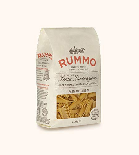 Rummo - Pasta Mista n.74 Trafilata al Bronzo - 16 Confezioni da 500 g