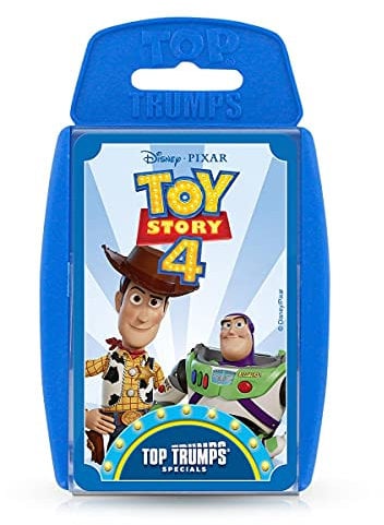 Top Trumps Disney Pixar Toy Story 4 Specials Card Game, play with Woody, Buzz, Forky, Mr Potato Head, Duke Caboom and Bo Peep, gifts and toys for boys and girls aged 6 plus
