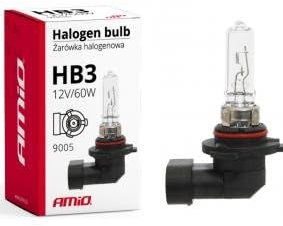 AMiO HB3 Glühlampe Fernscheinwerfer 60W 9005 Fernlicht Halogen Birne 01479
