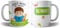 Kartoon Kase Taza Maestro Infantil Original Personalizada con Nombre | Mejor del Mundo Taza Profesiones de Cafe Desayuno para Regalar (Maestro Infantil)