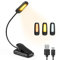 Diboniur Luz Lectura, Lampara Libro Lectura USB Recargable, Luz para Leer con 3 Modos (Blanco/Cálido/Blanco Cálido), Batería de Larga Duración para Leer Libros en la Cama, Viajes