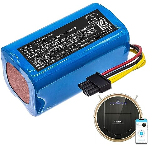 2600mAh Li-ION Batterie Remplacement pour Proscenic Cocoa Smart 780T, Cocoa Smart 790T, Summer P1s, Summer P2s, Summer P3