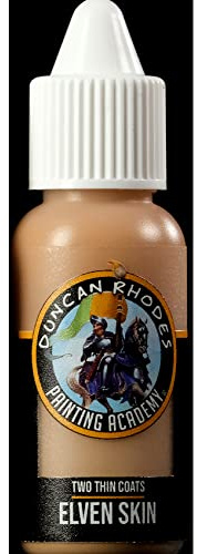 Duncan Rhodes Painting Academy Two Thin Coats Hobby Paints 15ml (Elven Skin)