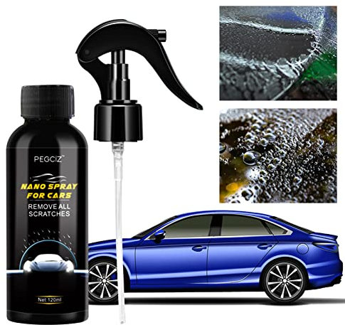 Nano Car Scratch Repair Spray 120ML Car Nano Repairing Spray, Fast Repairing Scratch Spray Protection & Swirl Remover Polish - Scratch Removal for All Car Body (120 ML)