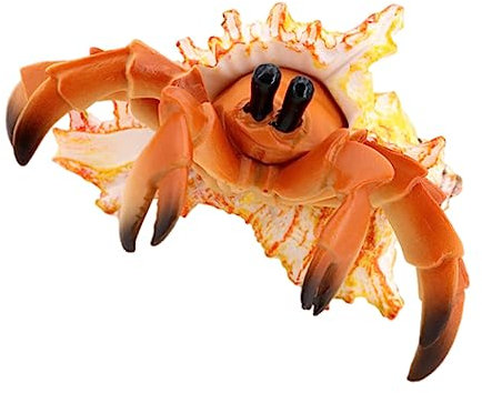 OATIPHO Simulation Einsiedler Krebse Kinderspielzeug Aquarium-dekor Krabbenstatuen Papagei Einsiedlerkrebs Spielzeug Künstliche Krebsfigur Krabbenfiguren Geschenk Fest Plastik 3D