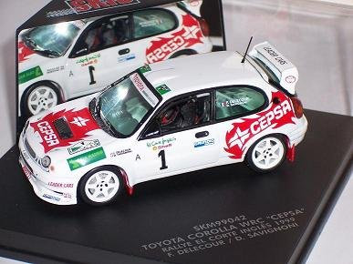 Generisch T*o*y*o*t*a Corolla WRC Rally 1999 Cepsa Weiss 1/43 Vitesse Modellauto Modell Auto