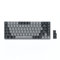 Satechi SM1 75% Mechanical Keyboard, LED Backlit Bluetooth Keyboard, 84 Keys Compact Wireless, Gaming Keyboard for Mac and Windows - Dark Grey/Grey (US-QWERTY LAYOUT)