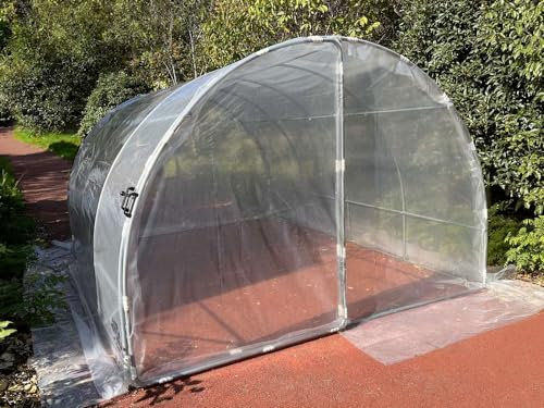 FRANCE SERRES - Serre de Jardin 12m² | Tunnel 4x3m | Bâche Thermique | ø25mm | 2 Portes sur Charnières