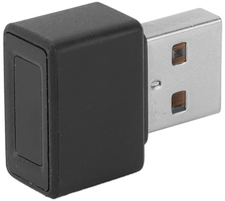 Tosuny USB Fingerabdruckleser, für Windows 10 11 Hello PC Fingerabdruck Anmeldung, Hochsicherer Fingerabdruck Erkenner, USB Fingerabdruck Schlüsselleser, Bis zu 10 Fingerabdrücke,