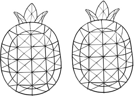TOPBATHY 2St Obstkorb aus Draht ablagekörbe kühlkorb einkaufskorb the fe bun Obstkorb aus Eisen Brotkorb aus Metall brötchenkorb Schale Fruchthalter Lagerung Früchtekorb Eisendraht