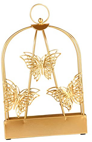 Goldener Metall Räucherstäbchenhalter in Schmetterlingsform