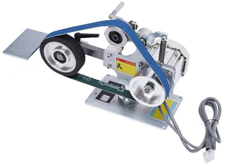 Smerigliatrice a nastro, regolabile, levigatrice stazionaria, levigatrice, 1800 giri/min, velocità di macinazione per metallo, legno, ecc