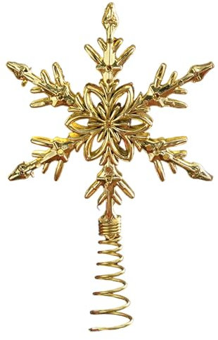 Dessus D'arbre À Paillettes – Décoration De Sapin De Noël Avec Étoile De Vacances - Décoration De Noël - Décoration De Sommet D'arbre - Décoration De Sommet D'arbre À Paillettes - Décoration De Sommet