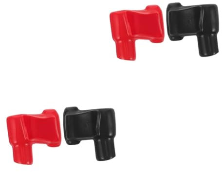 PartyKindom 2 Pairs Battery Jacket Car Battery Car Accessory Battery Cover Battery Terminal Caps Battery Terminal Protector Cover Battery Terminal Protection Kit Battery Terminal Covers Auto