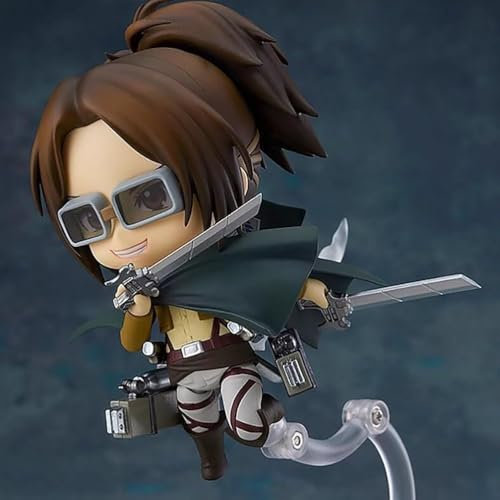OPQRSTUVW 10 cm Attack on The Titans Hange Zoe Sammelspiel, Actionfigur, PVC, Umweltschutzmaterialien, Dekoration, Ornamente