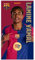FCB FC Barcelona Strandtuch aus Mikrofaser, Design Lamine Yamal, Pedri und Wappen, 70 x 140 cm (Lamine Yamal 01)