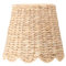 Zafferano, Poldina L Cover Jacinthe d'Eau, Tissée à La Main pour Lampe de Table, Abat-Jour Compatible avec Lampes Poldina, Fait à La Main, Ø19,5 x 17,5 cm