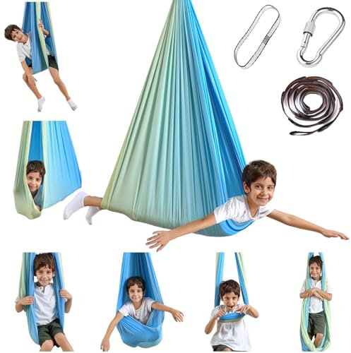 Set altalena terapeutica per uomini e donne, ideale per stimolazione sensoriale, yoga, 200 kg max