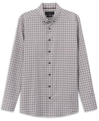 bugatti Herren Karohemd 9350-18400E | Modern Fit mit Button-Down-Kragen