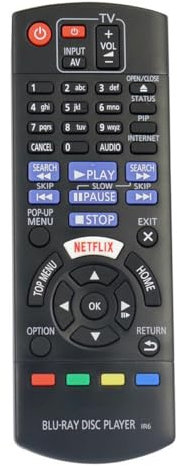 Remote Control For Panasonic DMP-BDT130EB 3D Blu Ray Player