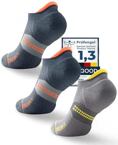 Juclise Chaussettes de compression invisibles Coolmax en viscose, évacuant l'humidité
