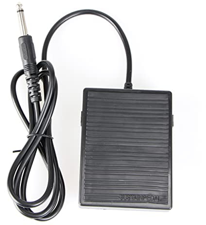 FUNOMOCYA Sustain Pedal Elektronisches Keyboard Pedal mit Rutschfester Basis Langlebiges Dämpferpedal Geeignet für Digitalpianos und Elektronische Tasteninstrumente