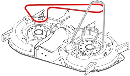 Wolfbelt Keilriemen 547403187 passend für Husqvarna TC 220T Messerantrieb