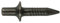 Don Quichotte 200 Stück Fixpin, Fix-Pin Nagel 4 x 18 mm, großer Kragen