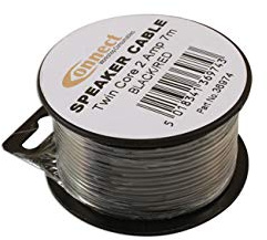 Connect 36974 Mini Reel Automotive Twin Speaker Cable 2 x 12/0.20 7m