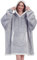 Viviland Pullover Damen Pullover Herren Hoodie Sweatshirt, großer und warmer Hausanzug für Erwachsene, Grau