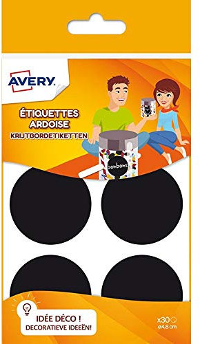 Avery ARDO30S Etiketten, rund, 48 mm, 30 Stück