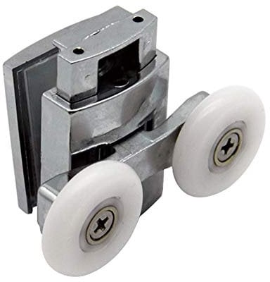 Shower Door Wheels | 23mm or 25mm | Upper or Lower | Double Shower Door Rollers Runners | ROLL028 (Lower Wheel (23mm))