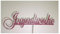 Jugendweihe Cake Topper Geburtstag Torten Stecker Kuchen Deko Rosa Gold Silber