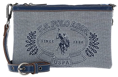 U.S. Polo Assn. Victoria Double Zip Crossbody Bag Navy