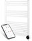 anapont Scaldasalviette elettrico da bagno, controllo W-LAN WiFi tramite app, scaldasalviette, scaldasalviette elettrico, prodotto in Germania, bianco 775 × 750 mm