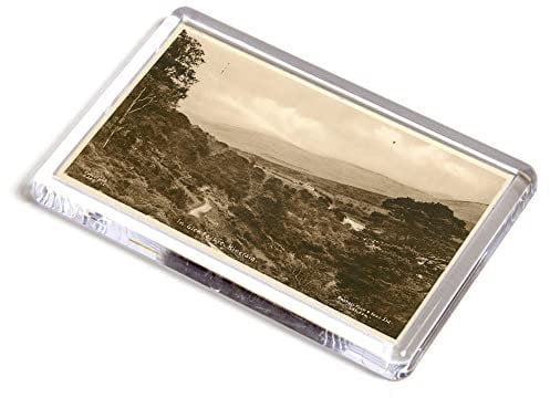 FRIDGE MAGNET - Vintage Scotland - In Glen Feshie, Kincraig (1)