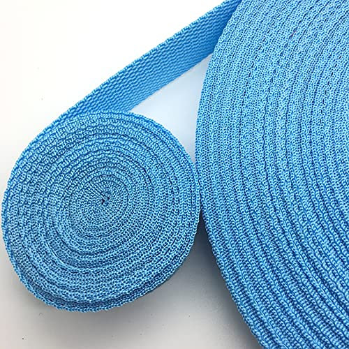 GSXLZ 10 Yards 38mm Breitband Nylon Gurtband Rucksack Umreifungssicherheitsgürtel Schrägband (Color : Sky Blue)
