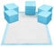 DOG n KITTY Puppy Pads, Heavy Duty Super Absorbent Puppy Training Pads, Fast Drying Toilet Pee Pad, Anti-Slip, Leak-Proof Dog Training Pads (60 x 45 cm) (Pack of 30)