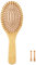 Haarbürste, Natur Haarbürste aus Bambus Luftkissen Kamm Abgerundeten Holzborsten, Holz Haarbürste Relax Kopfhaut Massage Anti Static Kamm