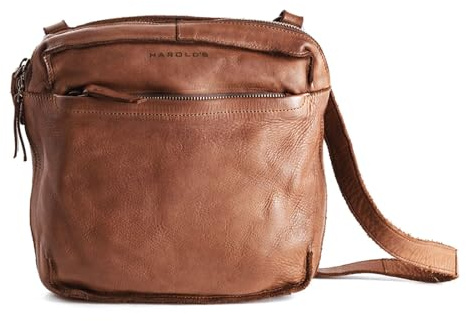 HAROLD'S Submarine Crossbag Zip Cognac