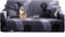HYSENM Sofa Überwürfe 3 Sitzer 190-230 cm Elastische Stretch Sitzer Sofabezug Sofa Abdeckung Weiche Couchbezug Anti-Rutsch, Federblatt