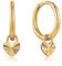 Ania Haie Damen-Creolen 585er Gelbgold One Size 88360664