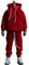 HiPlay 1/12 Scale Figure Doll Clothes: Red Set Hoodies and Pants for 6-inch Collectible Action Figure AT202201E