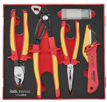 Insulated Plier & Knife Set FOAM2 8 Pieces