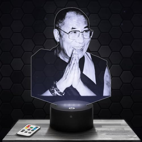 Nachttischlampe Dalai Lama deko Spirituell Meditation Yoga Entspannung Zen. Geschenkidee Mann Frau objekt Dalai Lama Nachtlicht Erwachsene deko Zimmer. Weihnachten TOP