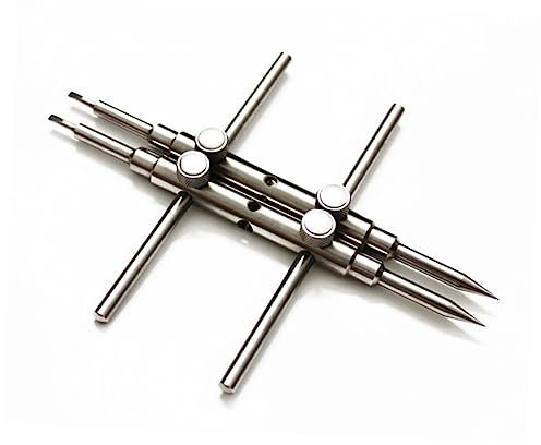 Angoily Objektivschlüssel Für DSLR-Kamera-Reparatur Verstellbarer Öffnungsbereich Edelstahlspitzen Für Teleskop-objektive Silberfarben