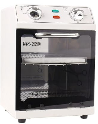 LINBEAUTI 10L große Kapazität Autoklav, trockene Hitze Sterilisator mit Tablett Sterilisator für Maniküre, Zahn-und Friseurbedarf