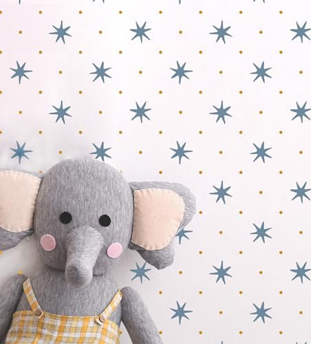 STENCILIT® Celestial Pochoirs Muraux Réutilisables - Lot de 2 Pochoirs 37 x 69 cm, Motifs Géométriques pour Peinture Décorative Murale, Pochoirs Scandinaves