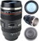 Tmango Tasse à café avec couvercle translucide pour objectif d'appareil photo, cadeau pour photographe, homme et femme